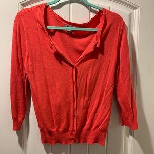 Coral Pink Cardigan